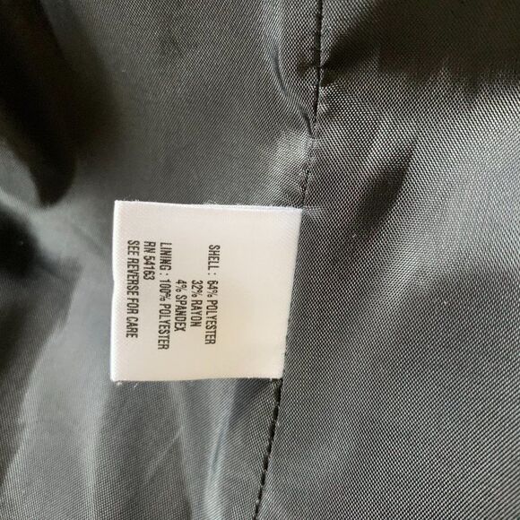 Nine West Women Blazer Size 12 Gray Suit Separates Single Button Office Church - Picture 8 of 8